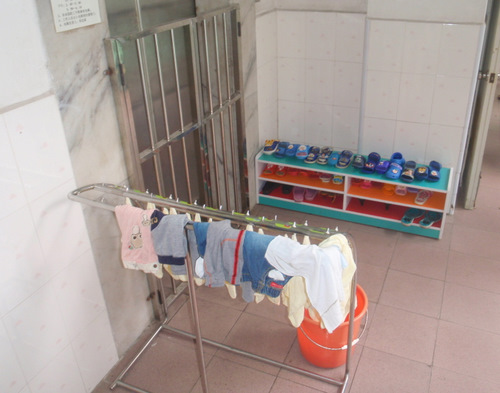 Outside Classroom for 3 year olds.
